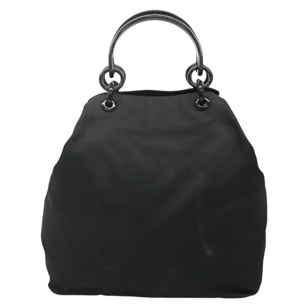 Prada Nylon Galleria Handbag Black